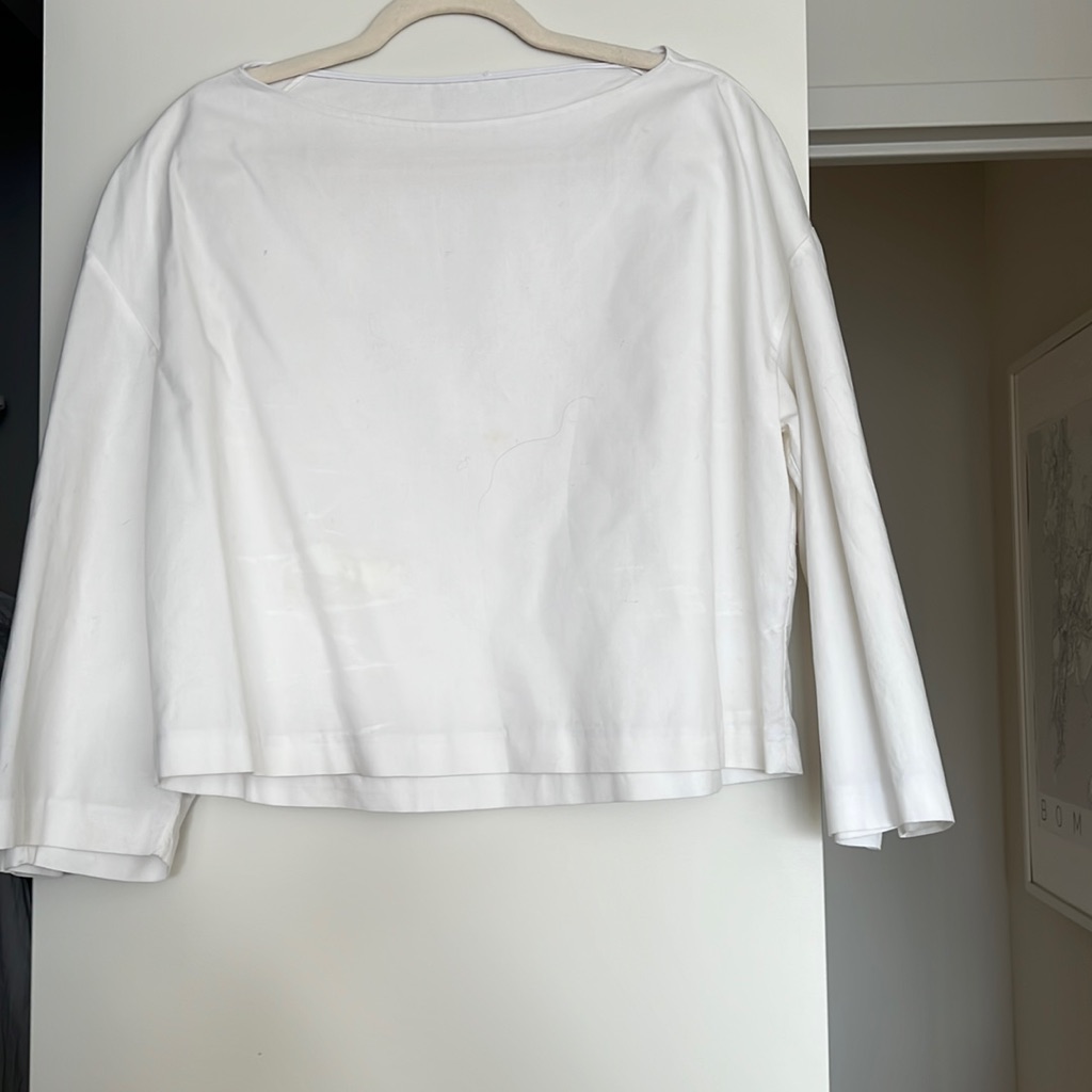 Goop X Rosie Assouline Cotton Poplin Top